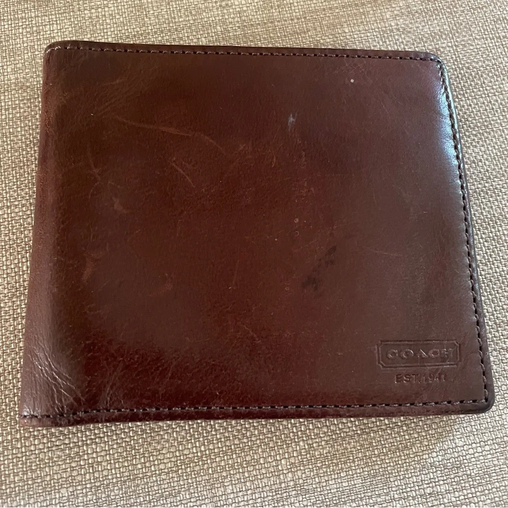 Coach Bifold Leather Wallet